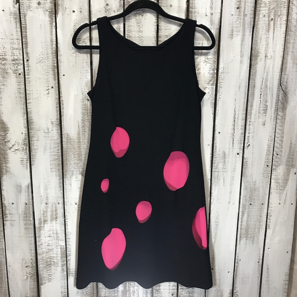 Cartise dress black with Pink Cut Out Details Sz 4
